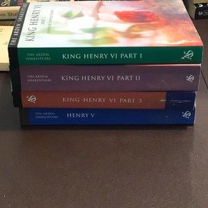The Arden SHAKESPEARE 4 book lot King Henry 1,2,3,5